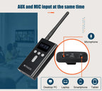 Retekess T130S Tour Guide System Audio Guide, 2nd Gen T130 Mic Long Standby Transmitter Receivers Radio Guide For Tour Training