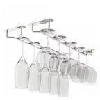 Stylish Hanging Wine Glass Rack for Bars and Homes Vintage-Inspired Hanging Wine Glass Rack for Home Bars