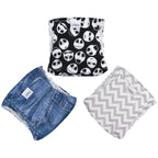 (3pcs per pack) CuteBone Reusable Male Dog Diapers Washable Dog Belly Bands for Male Dogs Wraps Doggie Diapers