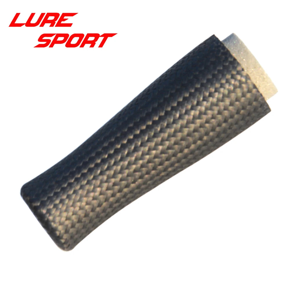 Proton 2pcs  Carbon Fiber Weaving 71mm 76mm 84mm handle Grip for Reel Seat Rod Building component Rod Repair DIY blank
