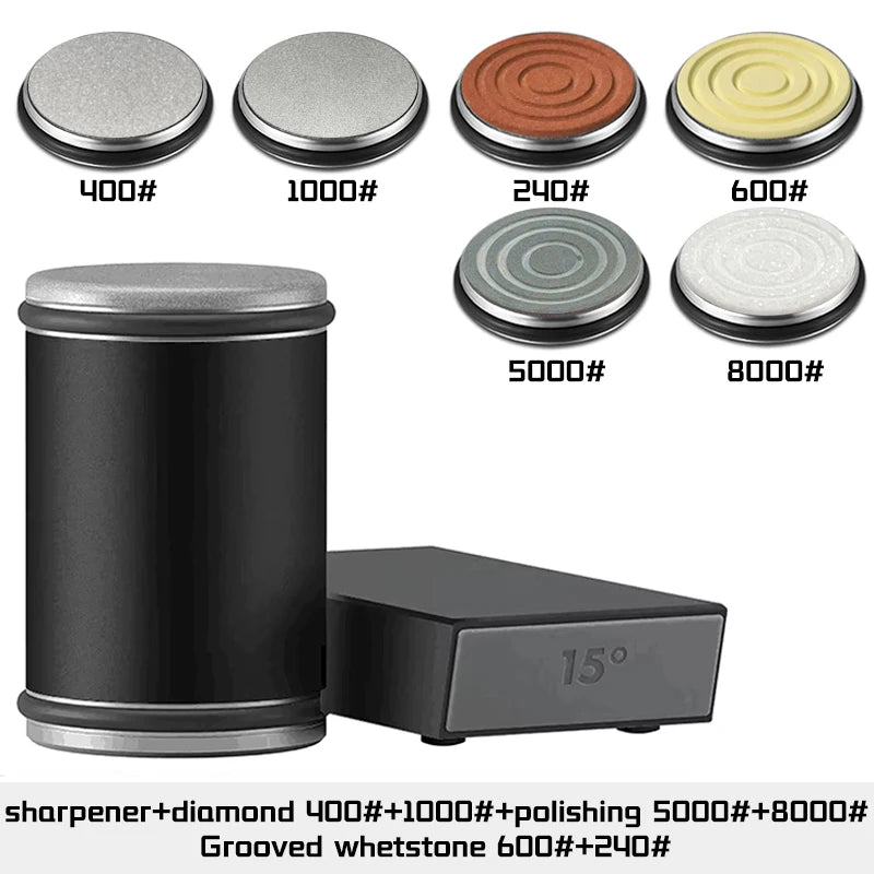 2025 Rolling Knife Sharpener Kit For Straight Edge Roller Knife Sharpening With Industry Diamonds Chef Knife Set Fast Delivery