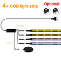4x LED Strip / Natural White / 1M Per Strip / EU Power Plug