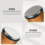 2025 Rolling Knife Sharpener Kit For Straight Edge Roller Knife Sharpening With Industry Diamonds Chef Knife Set Fast Delivery