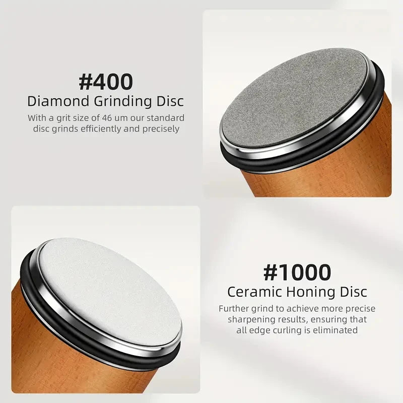 2025 Rolling Knife Sharpener Kit For Straight Edge Roller Knife Sharpening With Industry Diamonds Chef Knife Set Fast Delivery
