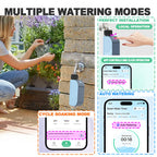 EZAIOT Tuya WiFi Smart Garden Watering Timer Hose Faucet Valve Controller EU/US