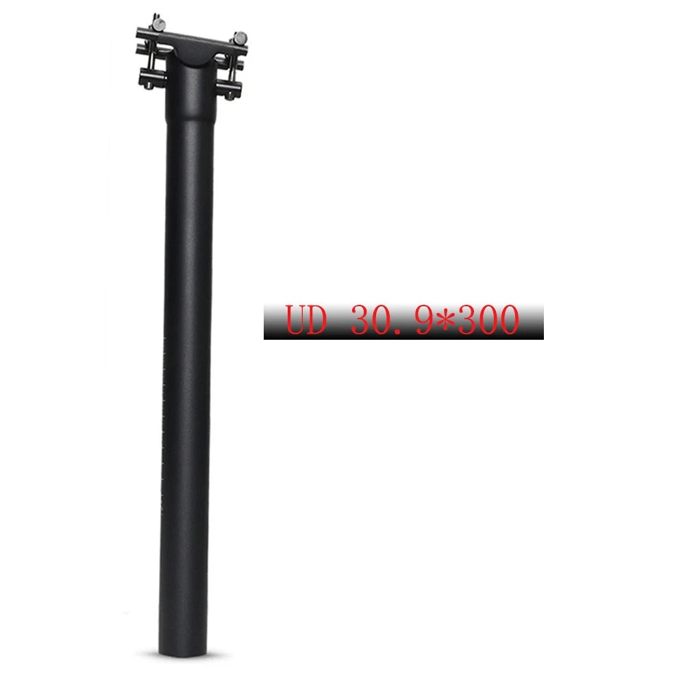 Carbon Fiber Bike Seatpost UD Matte 27.2/30.9/31.6mm Diameter 300/350/400mm