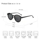 ZENOTTIC Retro Polarized Sunglasses 2023 2024 Men Women Vintage Small Round Frame Sun Glasses Polarized Lens UV400 Goggles Shade