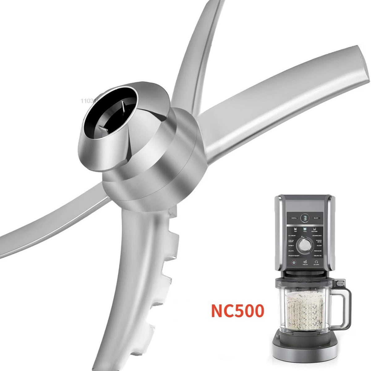 Replacement Paddle Blade Suitable For Ninja Creami NC300/NC500 Series Ice Cream Makers kitchen Accessories Tools
