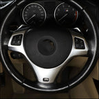 cheya Car Steering Wheel Button Decoration Frame Trim for BMW 1 3 Series E82 E84 E87 E90 E92 E93 2004-2012 Interior Accessories