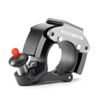 ROCKBROS Cycling Bell Classical Stainless Black Red Horn Bicycle Handlebar Bell Horn Crisp Sound Bike Horn Bells Accessories