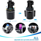 Universal Car Phone Holder Cellphone Mount Stand Adjustable Car Cup Phone Mount for iPhone 14 13 12 Por MAX Samsung