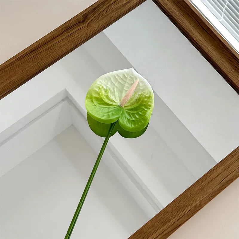 5/10/20pcs 3D Printed Anthurium Artificial Flower Flamingo Palm Wedding Hall Layout Wedding Home Decoration Artificial Flower