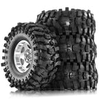 4pcs 1.9 in Wheel Tires for 1/10 TRX4 TRX6 SCX10 SCX10 II 90046 SCX10 III AXI03007 Gen7/8 D90 VS4-10 RC Crawler Car