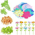 Fabric Flower Bouquets Toys DIY Craft Kits Toys for Kids Handmade Flowers Market Toy Girls Christmas Birthday Gift