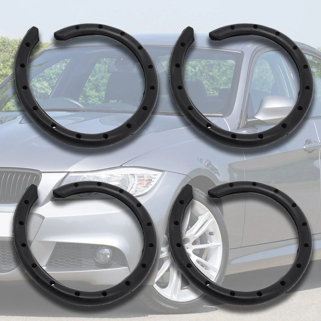 4pcs Universal Coil Spring Rubber Car Trunk Caravan Towing Spacers Rear Suspension Assisters Kit Noise Reducer Sleeve Replace
