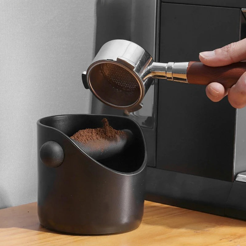 Espresso Coffee Knock Box Grounds Container Anti-Slip Dump Bin 450ml, Multiple Colors