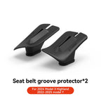 YZ For Tesla Model 3 Y Juniper Highland Car Seat Gap Filler Side Seam Styling Leak-proof Filling Silicone Cover Accessories