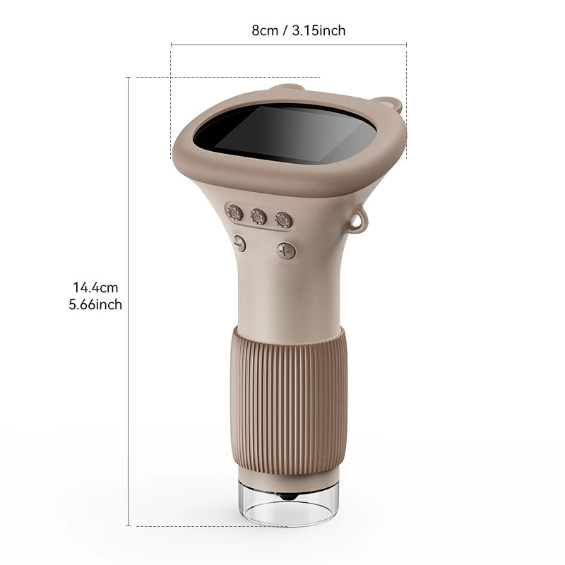 2.0 Inch Mini Pocket Microscope 1000X Kids Science Experiment Utensils Handheld Laboratory Microscope Outdoor Children Stem Toy