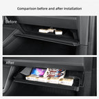 LUCKEASY LHD for Tesla Model Y Launch 2025 2026 Juniper (not for RHD) Car Glove Box Tray Pallet Case Organizer Accessories