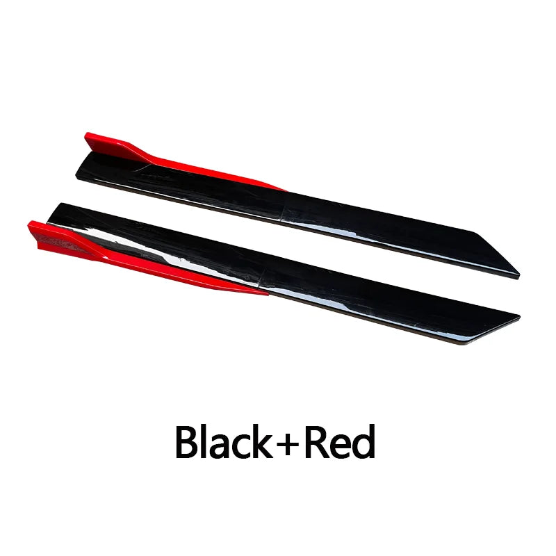Car Side Skirt Extension Splitter Rocker Panels Lip Bumper 4pcs For Golf 7 Gti Seat Ibiza 6l Clio 4 X5 E53 W177 W211 W205 Audi A