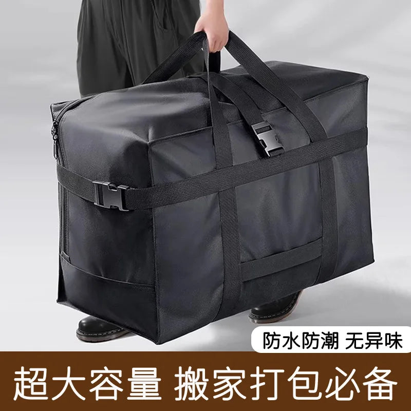 Heavy-duty Moving Bag Large Capacity Household Storage Bags Thickened Oxford Travel Bag Blanket Pack Storage Organizing Luggage