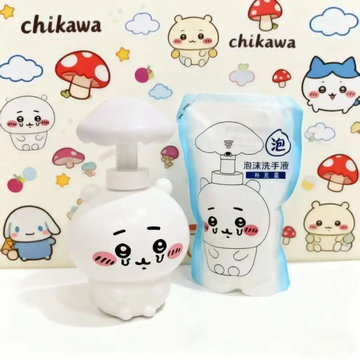 Chiikawa Refillable Bottles Cute Hand Sanitizer Shower Gel Dispenser Empty Containers Portable Travel Bottles Home Bathroom Toys