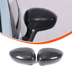 For Fiat 500 Rearview Mirror Cover, Car Side Rearview Mirror Protective Case, Decorative Cover, ABS (Change Version) 2016-2023