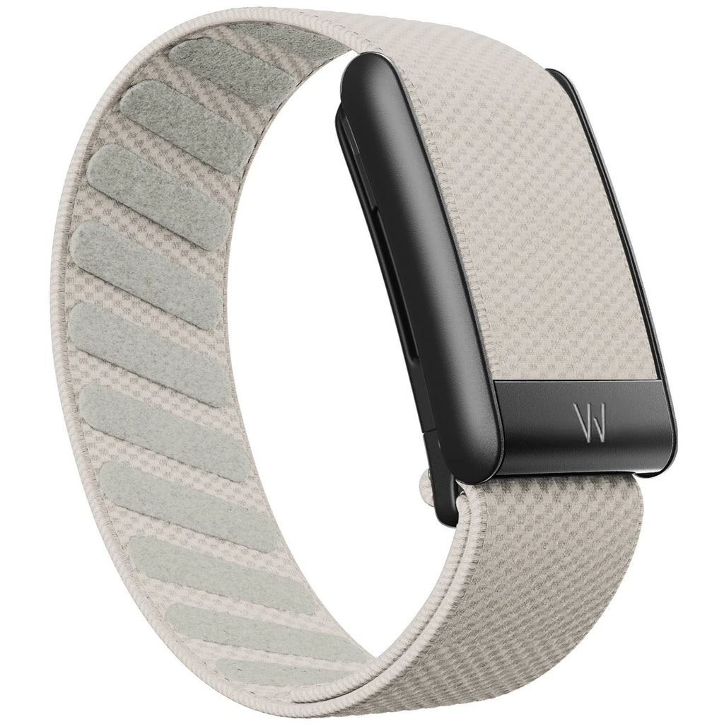 Suitable for Whoop 5.0 wristband strap, nylon woven elastic Whoop mg sports replacement strap, W logo metal