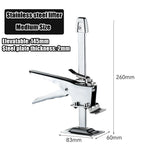Labor Saving Arm Jack Lift 0-145mm Height Adjuster for Drywall, Cabinet, Tile - Yellow 2pcs