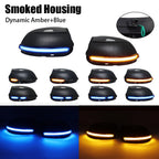 2pcs Dynamic LED Mirror Turn Signal Indicator Lights for VW Passat B7 CC Jetta MK6 EOS Scirocco