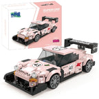 11 Types Speed Champions Car Hypercar Building Blocks MOC Construction Bricks Famous Sport Vehicle Toys Gift For Children Kids