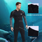 3mm/2mm Neoprene Wetsuit Men Jacket Pants for Swimming Surfing Scuba Diving Kayaking Kitesurf Front Zipper Swimwear Surf Suits