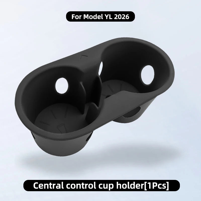 For Tesla Model Y Juniper YL 2026 water cup holder silicone cup holder central control water cup holder interior accessories