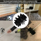 Flexible Chimney Cleaning Brush Extendable Flexible Dryer Vent Cleaner Soft Bristle Effective Air Duct Cleaning Tool