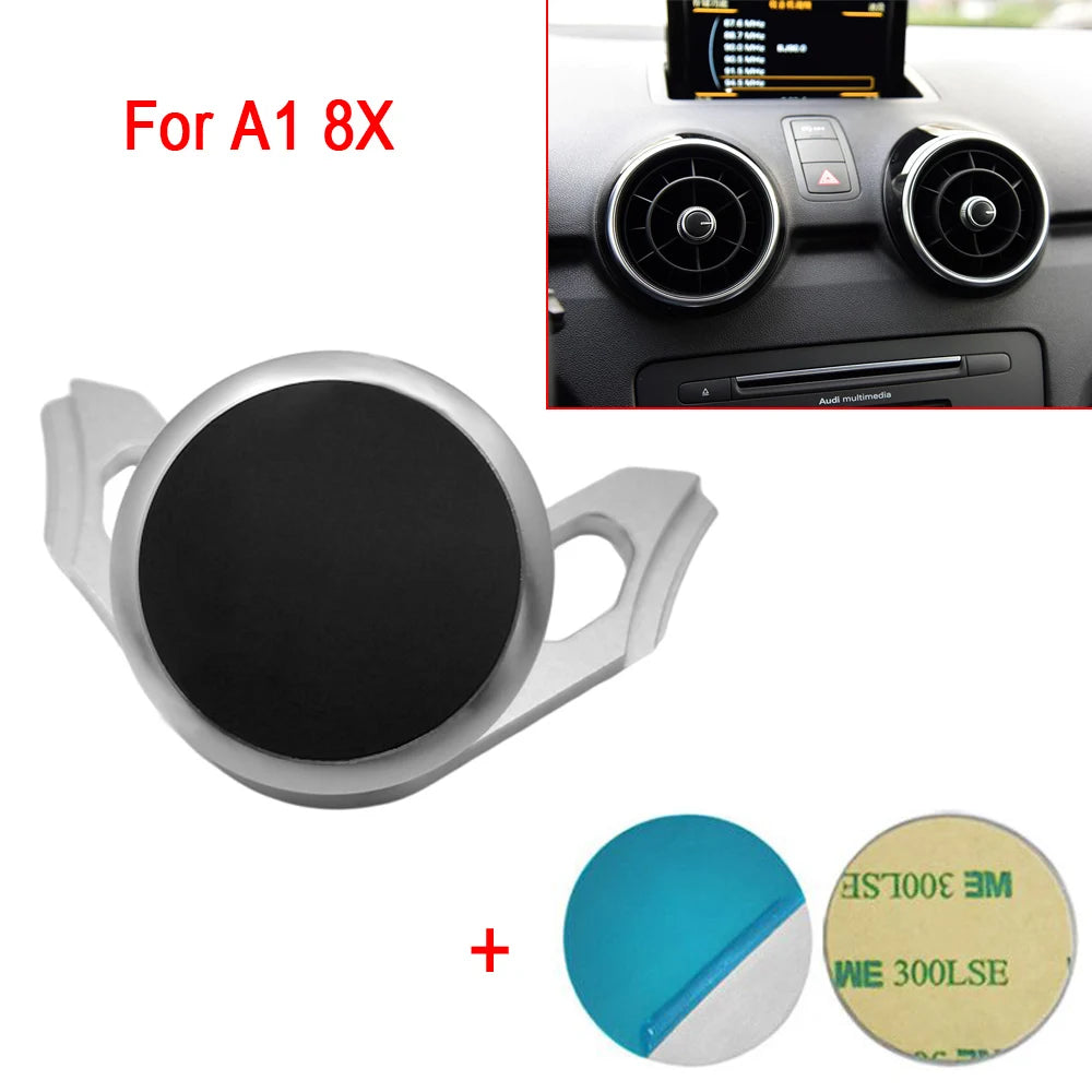 Car Phone Holder For Audi A1 8X Sportback Air Vent Clip Mount Car Styling GPS Stand Rotatable Support Mobile Bracket Accessories