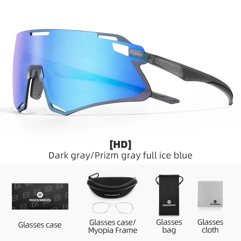 ROCKBROS Cycling Glasses Men Women Lightweight Sunglasses Road UV400 Cycling Eyewear Mountain Bike Bicycle MTB Road Goggles
