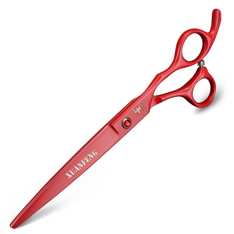 7-inch hair scissors 6cr13 steel hairdresser cutting scissors and thinning scissors or pet scissors