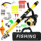 Ultra short rod wheel set 1.8m children's fishing rod and gear set