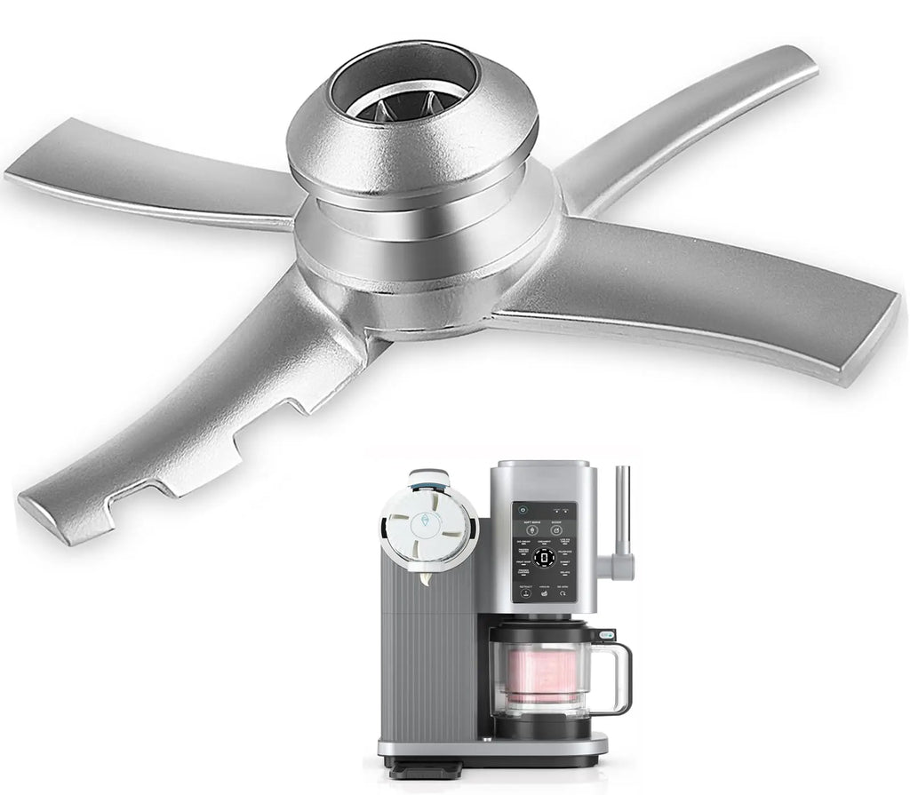 Blade For Ninja Swirl Creami NC700 NC701 NC701C Ice Cream Maker, Mixing Blade Paddle Replacement Stainless Steel, Silver