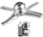 Blade For Ninja Swirl Creami NC700 NC701 NC701C Ice Cream Maker, Mixing Blade Paddle Replacement Stainless Steel, Silver