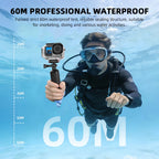 Flymile Action 6 60M Waterproof Case Underwater Diving Housing Cover Protective Case for DJI OSMO Action 6 Accessories
