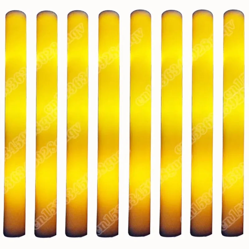 30Pcs Foam Glow Sticks with 3 Modes Colorful Led Flashing Glow Stick Glow in The Dark Party Supplies for Wedding Raves Concert