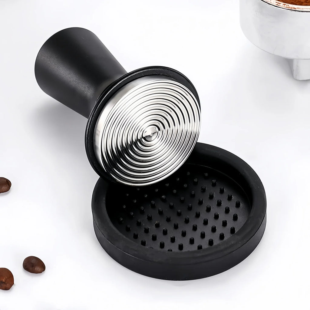 4/7Pcs Coffee Utensil Stainless Steel Powder Press Hammer Loose Powder Needle Powder Ring Practical Professional Coffee Tools