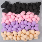 100PCS large makeup sponge, suitable for face cream and powder concealer, loose powder makeup applicator