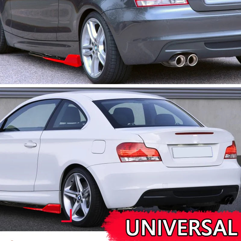 Car Side Skirt Extension Splitter Rocker Panels Lip Bumper 4pcs For Golf 7 Gti Seat Ibiza 6l Clio 4 X5 E53 W177 W211 W205 Audi A