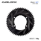 GOLDIX Road Bike Gravel Bike Single Chainring 110BCD Suitable for Shimano R7000 R8000 R8100 R9200 Suitable for Crank Power Meter