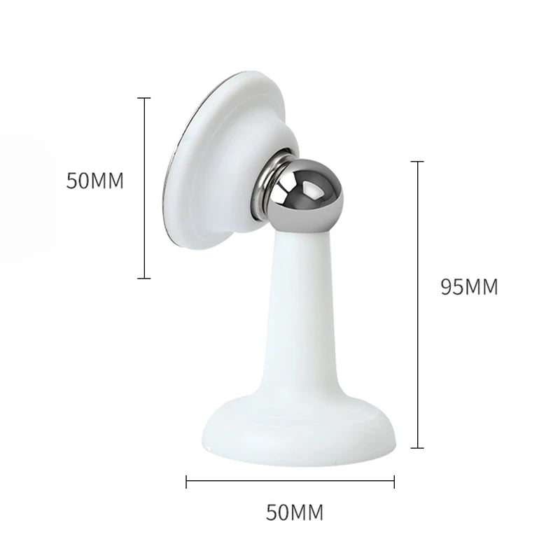 Strong Magnetic Silent Door Stopper Household Bedroom Free-punch Door Suction Anti-collision Silicone Floor Door Stop