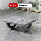 Under Desk Ergonomic Foot Rest Stool with Massage Rollers, Portable, 1pc, Black/Grey/White