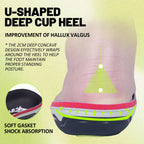 Plantar Fasciitis Insoles, Orthopedic Arch Support Inserts Men Women Heel Pain Relief, Flat Feet Insoles for Work Boots