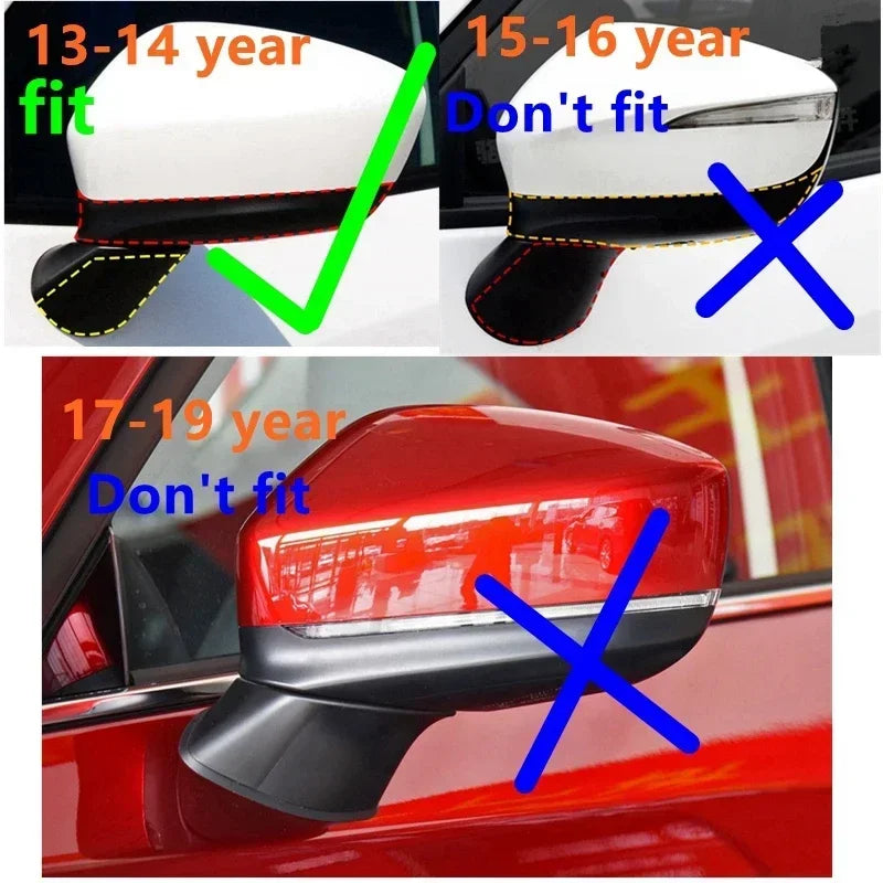 Car Rearview Mirror Lower Cover Folding Motor Housing Base Cap For Mazda CX-5 CX5 2013 2014